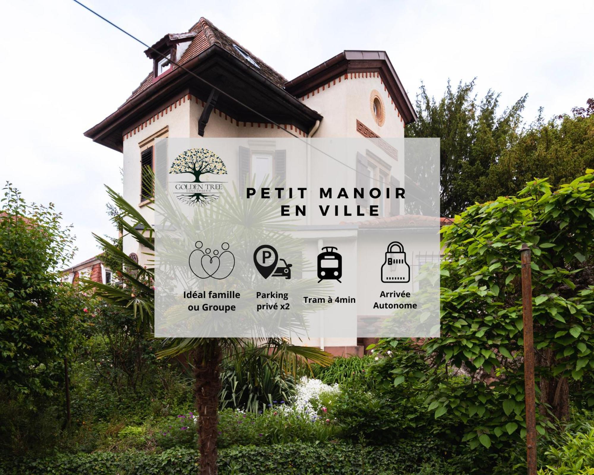 Petit Manoir En Ville - Parking Prive - 15 Min Hyper-Centre Straßburg Exterior foto